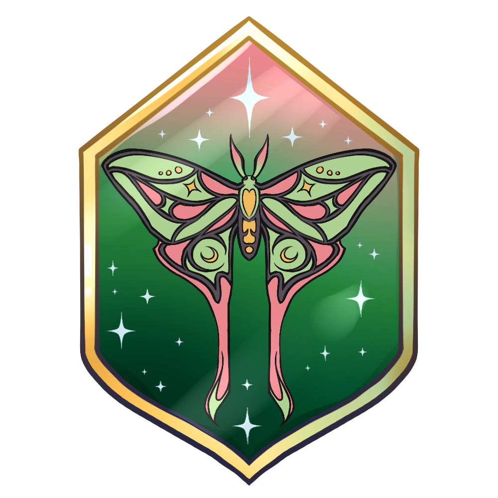 Vergoldetes Abzeichen – Monat XVIII