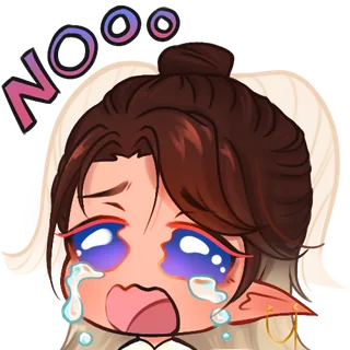 Behamot-Emote mit traurigem Blick