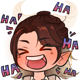 Behamot-Emote lacht herzlich