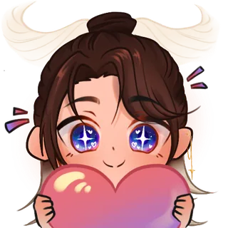 Behamot-Emote mit Herz